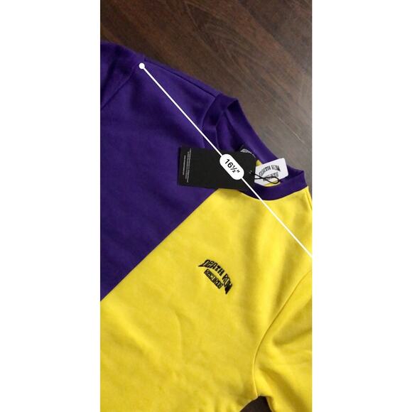 Death Row Records Half Half Crew Neck Mens Sz M - Picture 9 of 10